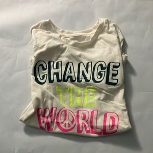 Change the world shirt